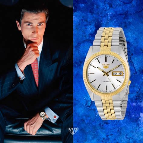 Christian Bale Wears A Seiko In The Movie American Psycho Superwatchman Com
