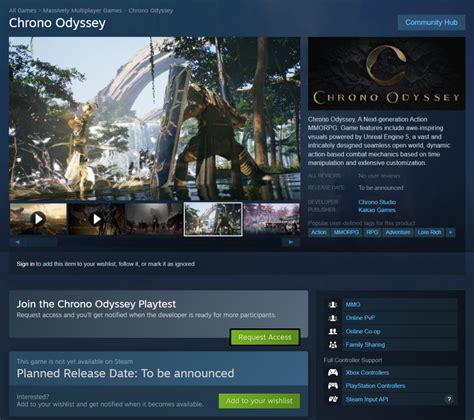 Closed Beta Confirmed For Chrono Odyssey