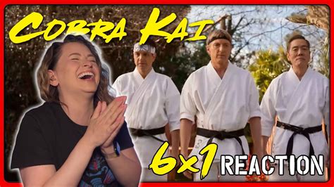 Cobra Kai 6X1 Peacetime In The Valley Reaction We Are So Back Youtube