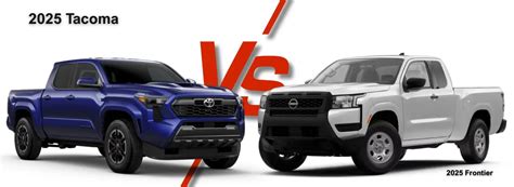Comparing The 2025 Toyota Tacoma To The Competition Midsize Truck