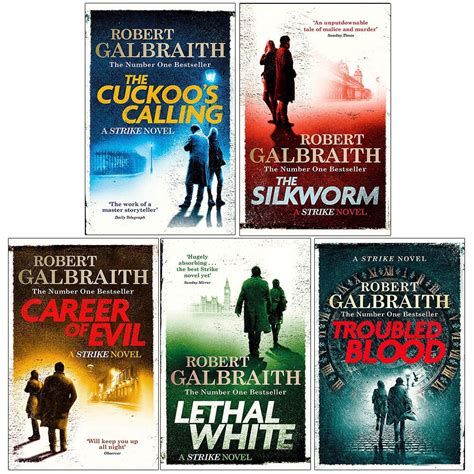 Cormoran Strike Series The Cuckoo S Calling The Silkworm Career Of Evil Lethal White Troubled Blood By Robert Galbraith 5 Books Collection Set Robert Galbraith Amazon Com Books