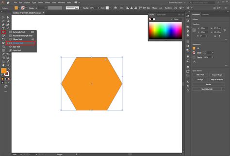Creating Uniform Polygon Shapes In Illustrator Open World Learning