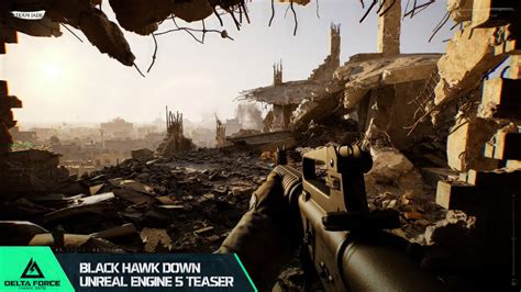 Delta Force Hawk Ops Shows Off Impressive Unreal Engine 5 Black Hawk Down Campaign Teaser
