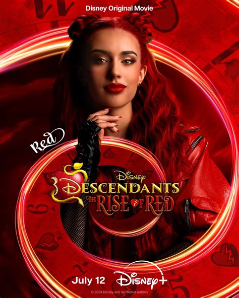 Descendants The Rise Of Red Character Posters Released What Amp 39 S On Disney Plus