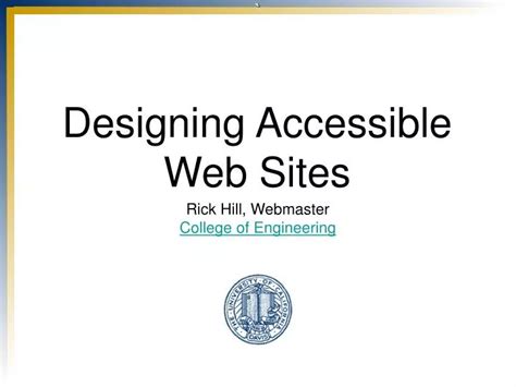 Designing Accessible Web Applications Ppt Download