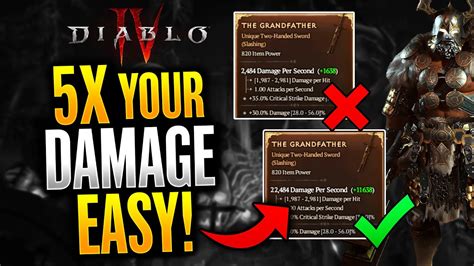 Diablo 4 Avoid Making These Huge Gearing Mistakes 5X Your Damage Easy Diablo 4 Tips And