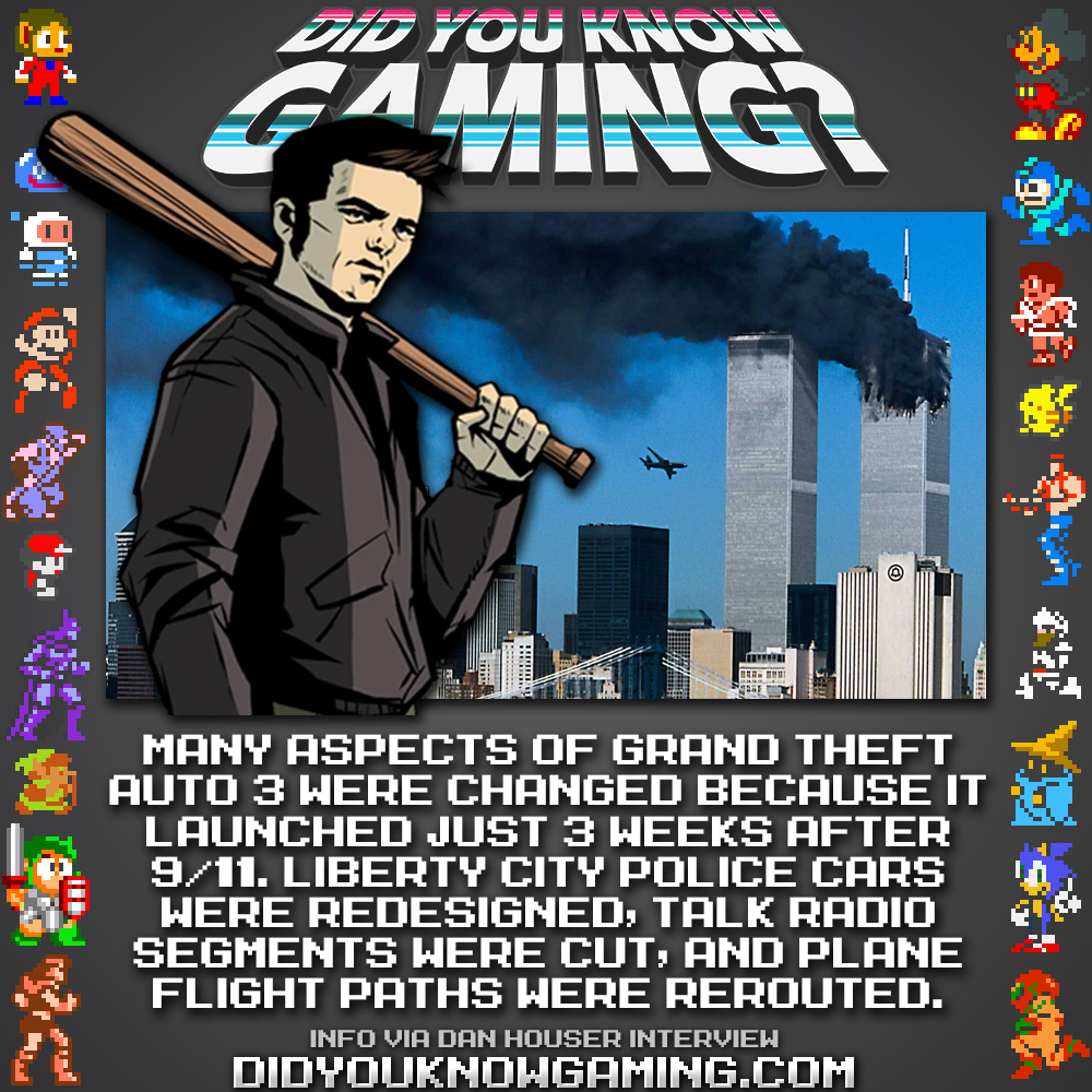 Did You Know Gaming Did You Know Grand Theft Auto 3 Was Changed