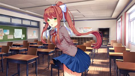 Doki Doki Literature Monika Coding Story Kerashares