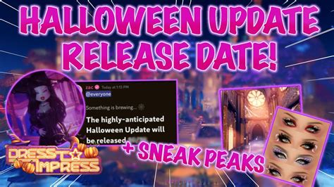 Dti Halloween Update Release Date Sneak Peaks Youtube
