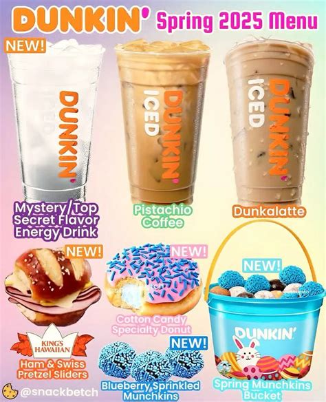 Dunkin Spring Menu 2025 Release Date: Your Quick Guide to New Flavors