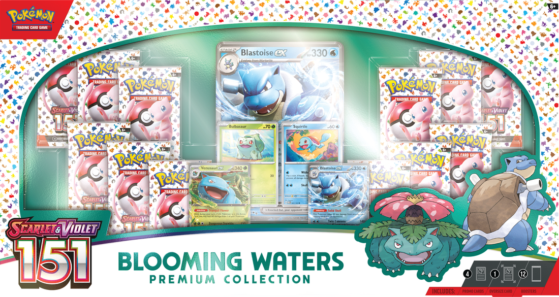 Early Look New Costco Pokemon Blooming Waters Premium Box Got Mimed Youtube