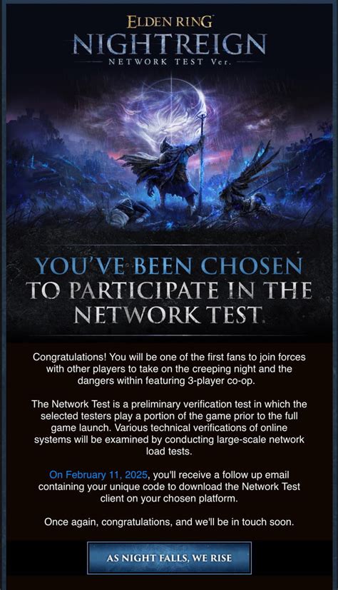 Elden Ring Nightreign Network Test Emails Are Going Out R Gaming