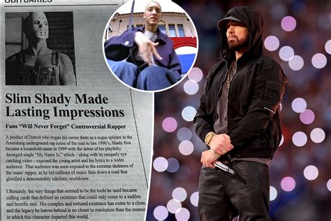 Eminem S Slim Shady Eulogized In Faux Obituary In The Free Press