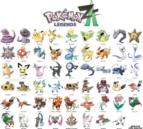 Every Leaked Pok Mon From Legends Z A