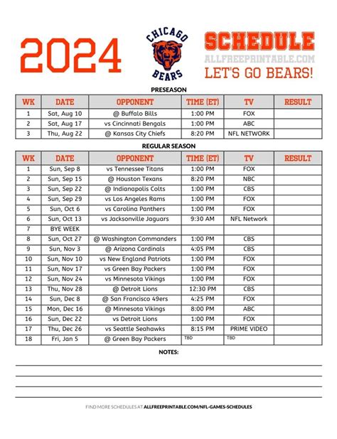 Everything To Know About The Bears Amp 39 2024 Schedule