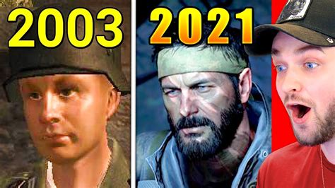 Evolution Of Call Of Duty Games 2003 2021