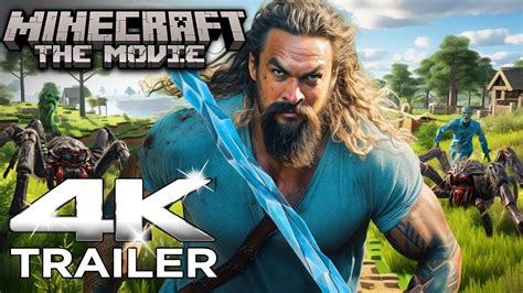 Fan Trailer Minecraft The Movie 2025 First Trailer Live Action Jason Momoa
