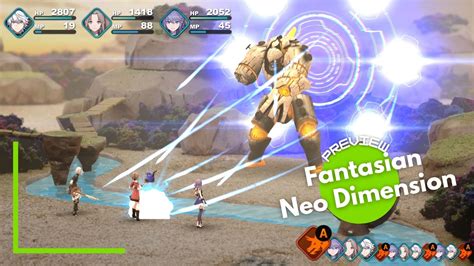 Fantasian Neo Dimension Preview From Mobile To Consoles