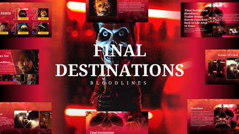 Final Destination Movie Inspired Template Slidechef Final Destination Movie Inspired Template Slidechef