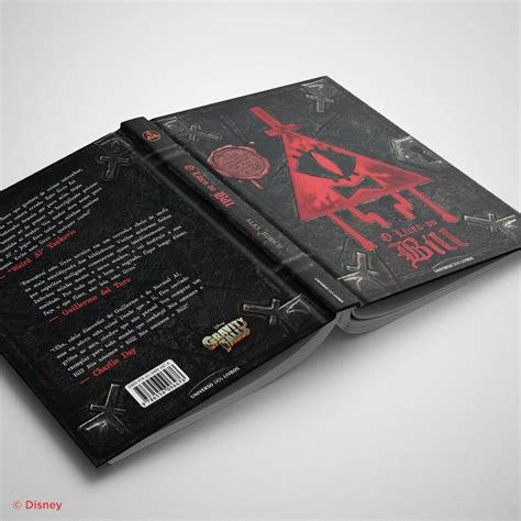 First Full Look At The Front And Back Cover Of The Book Of Bill On Its Physical Version In Portuguese R Gravityfalls