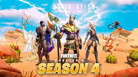 Fortnite Chapter 4 Season 4 Release Date And Start Time Wepc