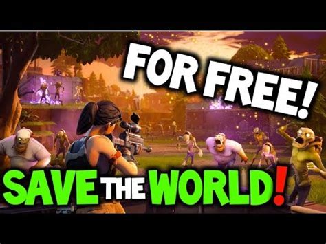 Fortnite Free Save The World Release Date Save The World Explained Youtube