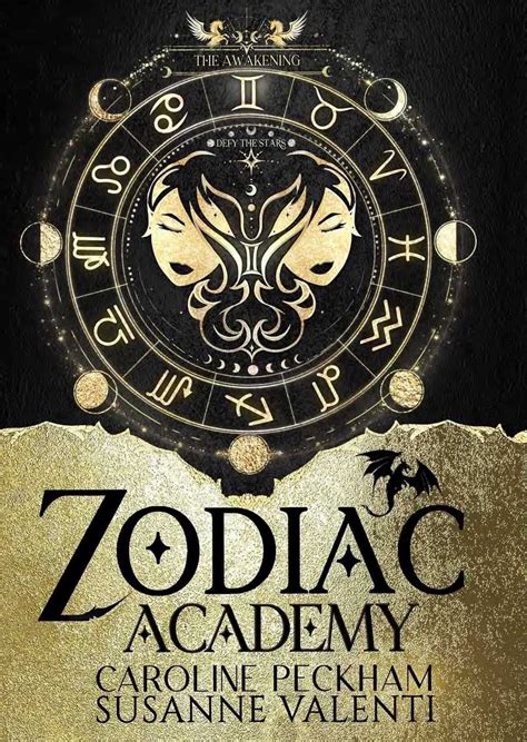 Full Book Cover The Awakening As Told By The Boys Zodiac Academy Caroline Peckham Livros