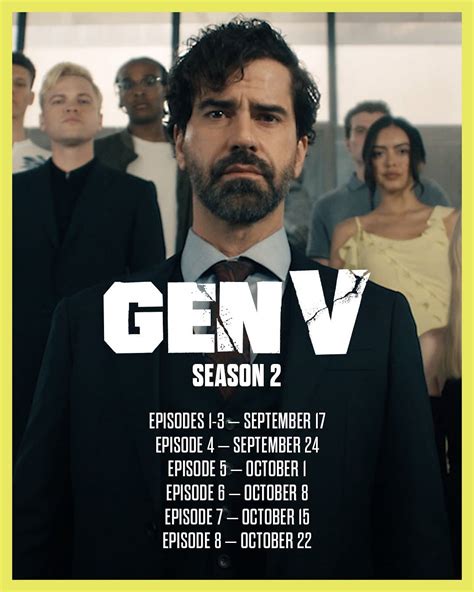 Gen V Season 2 Reveals Official Release Schedule