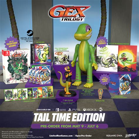Gex Trilogy Tail Time Edition Switch Ps5 Xbox Pc Limited Run Games