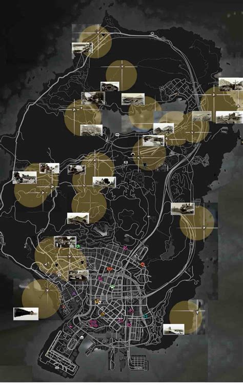 Gta Online Treasure Hunt For The Golden Revolver All Locations