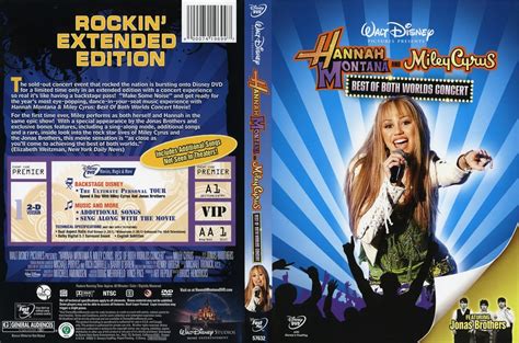 Hannah Montana Amp Miley Cyrus Best Of Both Worlds Concert Dvd Release Date August 19 2008