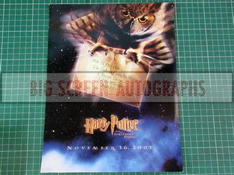 Harry Potter And The Sorcerer S Stone First Release Synopsis Big Screen Autographs