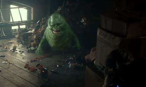 Here S A Nice Clear Image Of Slimer S Return In Ghostbusters Frozen Empire Bloody Disgusting