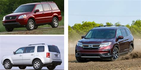 History Of The Honda Pilot Mid Size Suv Car And Driver