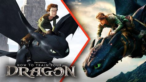 How To Train Your Dragon Teaser Trailer Live Action Vs Animated Comparison