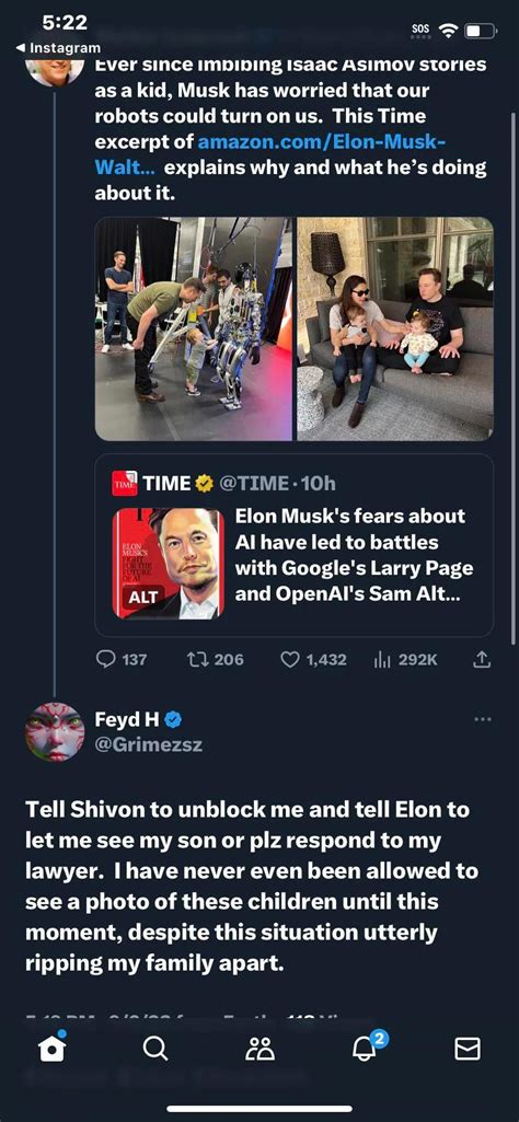 In A Now Deleted Tweet Grimes Shed Light On What The Most Traumatic Time Of Her Live Might Have Included R Fauxmoi