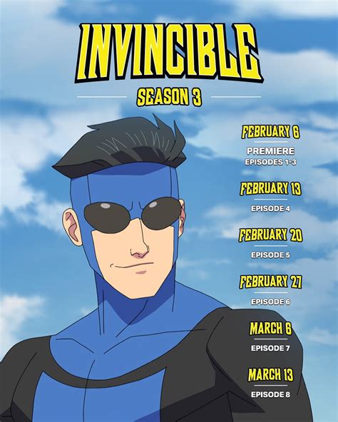 Invincible Season 3 Release Schedule When New Episodes Air On Prime Video