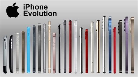 Iphone Evolution Apple Iphone All Models And Release Year Youtube