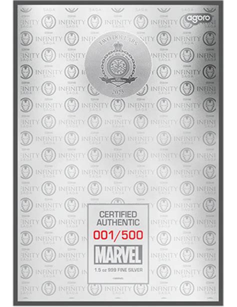 Iron Man Foil The Infinity Saga Phase One 1 5 Oz Silver Coin 2 Niu