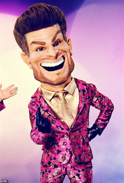 Joel Dommett Is Surprised With His Own Doppelganger As Mystery Celebrity Performs In Disguise As The Presenter For The Masked Singer Christmas Special Daily Mail Online