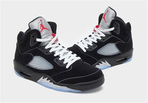 Jordan 5 Black Metallic Reimagined R Sneakers