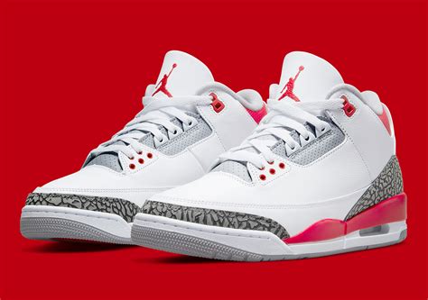 Jordans Retro 3 Fire Red