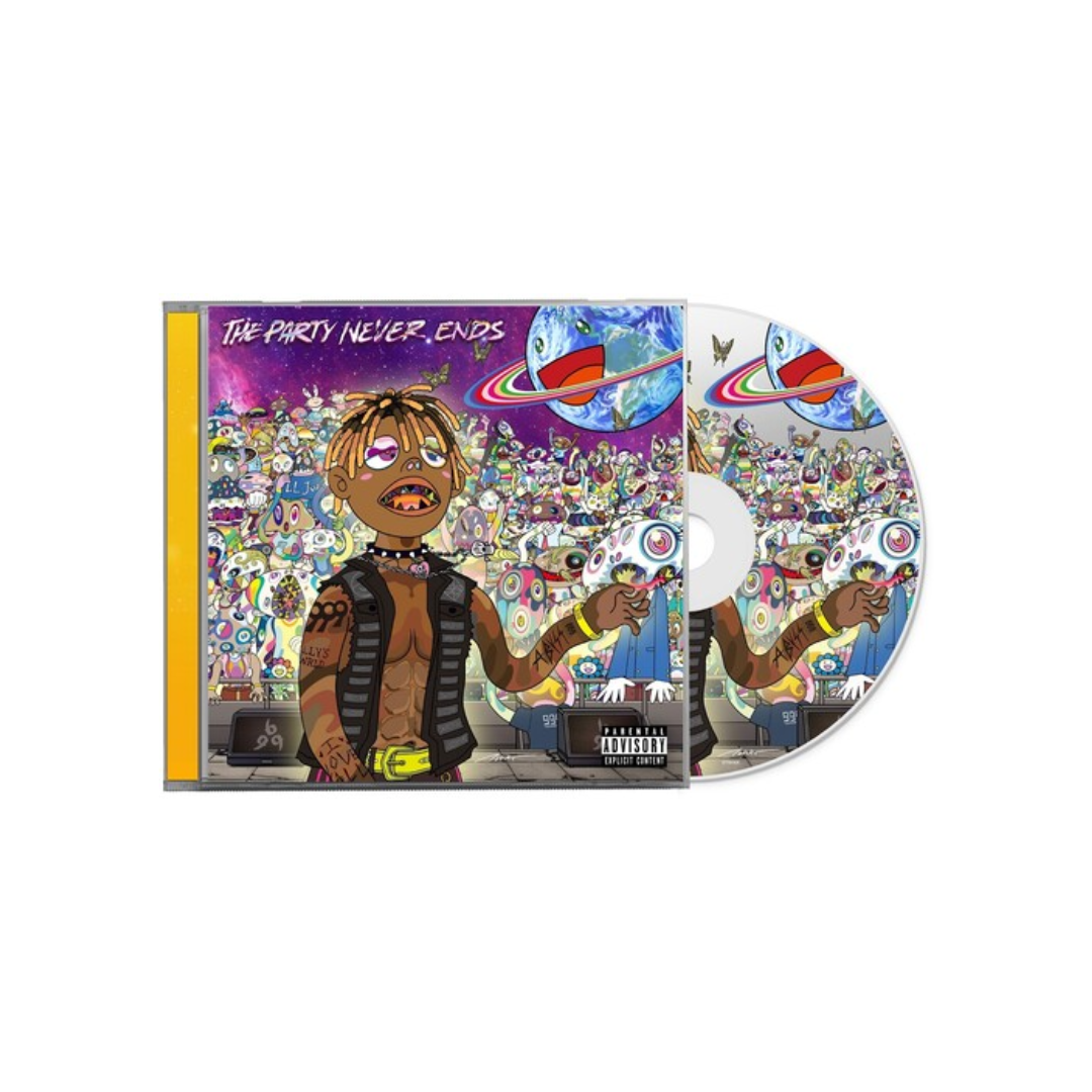 Juice Wrld The Party Never Ends Explicit Content Cd Pre Order Del Bravo Record Shop