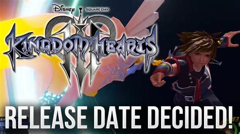 Kingdom Hearts 3 Release Date Is Decided Youtube