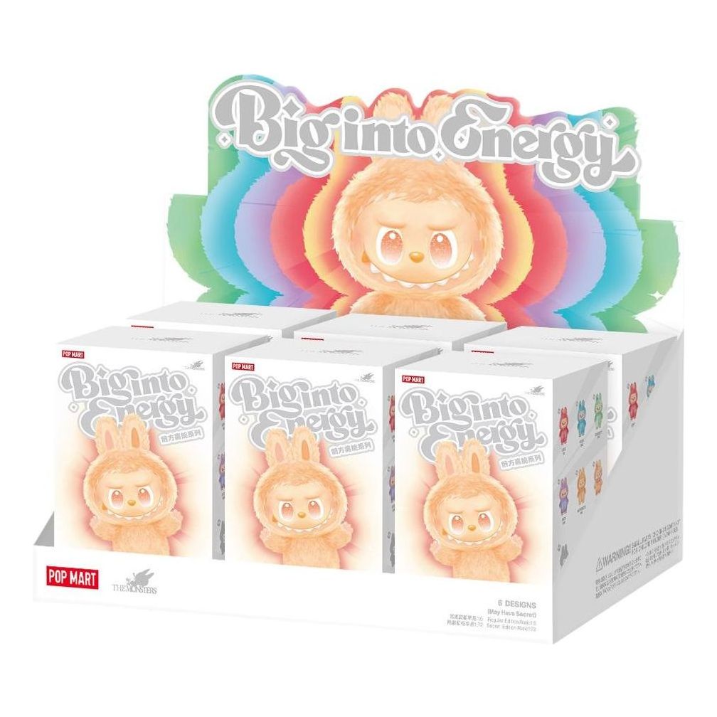 Labubu V3 Big Into Energy Vinyl Figure Pop Mart Surprise