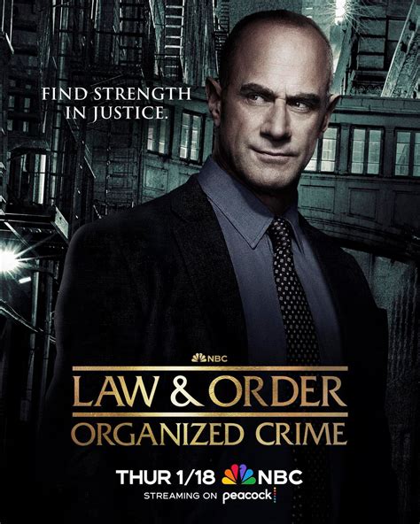 Law Amp Order Svu Amp Organized Crime Get Official Key Art Return Posters