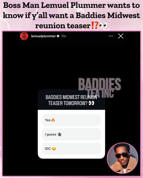 Lemuel Plummer Baddies Midwest Reunion Out Now Thezeusnetwork Realmissnatalienunn Thezeusnetworkbaddies Instagram