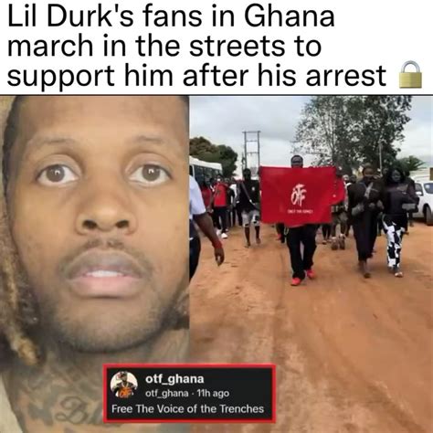 Lil Durk S Fans In Ghana March In The Streets To Support Him After His Arrest Viral Explore Explorepage Trending
