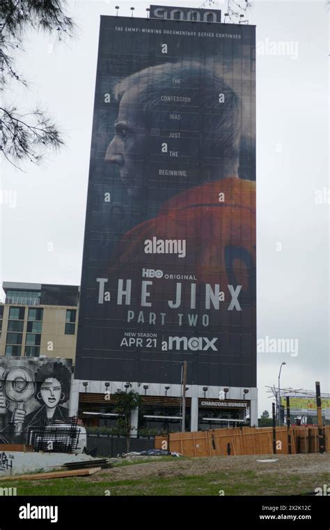 Los Angeles California Usa 22Nd April 2024 The Jinx Part 2 Hbo Billboard On Sunset Blvd On Los Angeles California Usa 22Nd April 2024 The Jinx Part 2 Hbo Billboard On Sunset Blvd On