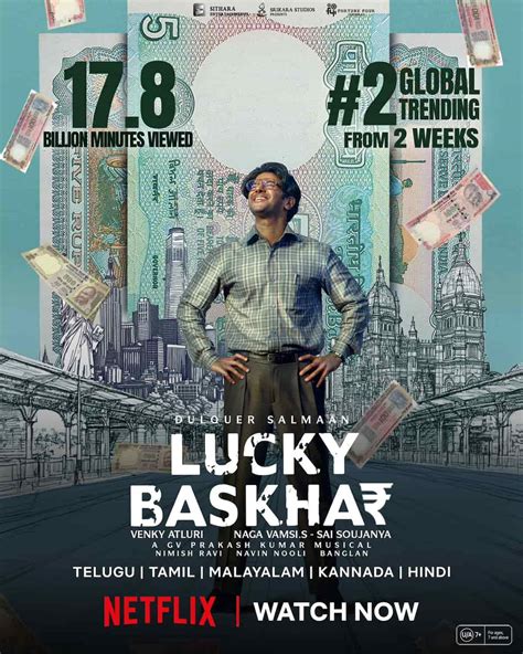 Lucky Baskhar On Ott Dulquer Salmaan S Film Hits Billions In Streaming Minutes Shocks Everyone